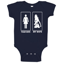 Your Wife My Wife Wonder Woman Movie Fan Cool Trending Baby One Piece Your Wife My Wife Wonder Woman Movie Fan Cool Trending Baby One Piece