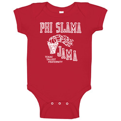 Phi Slama Jama Houston Cougars 1980s College Basketball Baby One Piece Phi Slama Jama Houston Cougars 1980s College Basketball Baby One Piece