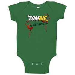Zombie-eat Flesh Baby One Piece Zombie-eat Flesh Baby One Piece