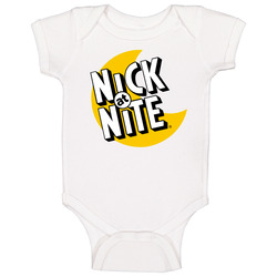 Nick At Nite Retro Cartoon Tv Baby One Piece