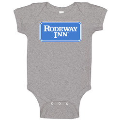 Rodeway Inn Dickerson Logo Sign Scary Haunted Motels Baby One Piece Rodeway Inn Dickerson Logo Sign Scary Haunted Motels Baby One Piece
