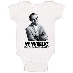 What Would Bob Newhart Do Comedian Baby One Piece What Would Bob Newhart Do Comedian Baby One Piece