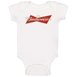 Budweiser Beer Alcohol Logo Baby One Piece Budweiser Beer Alcohol Logo Baby One Piece