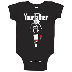Your Father Godfather Darth Vader Mashup Parody Star Wars Gangster Movie Fan Baby One Piece Your Father Godfather Darth Vader Mashup Parody Star Wars Gangster Movie Fan Baby One Piece