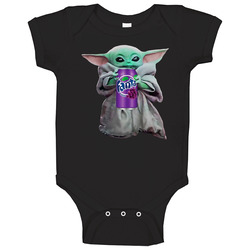 Baby Yoda The Child Mandalorian Fanta Grape Soda Pop Drink Baby One Piece Baby Yoda The Child Mandalorian Fanta Grape Soda Pop Drink Baby One Piece