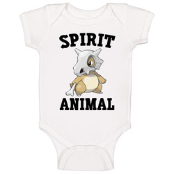 Cubone Is My Spirit Animal Baby One Piece