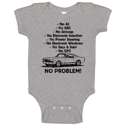 1967 Ford Mustang Fastback No Problem Vintage Car Baby One Piece 1967 Ford Mustang Fastback No Problem Vintage Car Baby One Piece