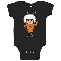 Atam Ant Retro Cartoon Character Baby One Piece