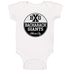 Bacharach Giants Negro Baseball League Team Retro Baby One Piece Bacharach Giants Negro Baseball League Team Retro Baby One Piece