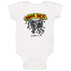 Safe Sex Keith Haring As Seen On Harry Styles Baby One Piece Safe Sex Keith Haring As Seen On Harry Styles Baby One Piece