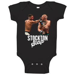 The Stockton Slap Nate Diaz Conor Mcgregor Mma Fight Fan Baby One Piece The Stockton Slap Nate Diaz Conor Mcgregor Mma Fight Fan Baby One Piece