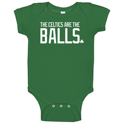 Celtics Are The Balls Baby One Piece Celtics Are The Balls Baby One Piece