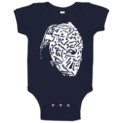 Cheever's Goalie Mask Retro Hockey Baby One Piece Cheever's Goalie Mask Retro Hockey Baby One Piece