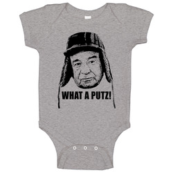 Grumpy Old Men Quote What A Putz Fan Baby One Piece Grumpy Old Men Quote What A Putz Fan Baby One Piece