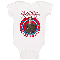 Dwight Schrute The Office For President Tv Show Villain Fan Baby One Piece Dwight Schrute The Office For President Tv Show Villain Fan Baby One Piece