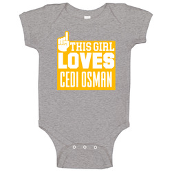Cedi Osman #16 Cleveland Basketball This Girl Loves Team Fan Sports Baby One Piece Cedi Osman #16 Cleveland Basketball This Girl Loves Team Fan Sports Baby One Piece