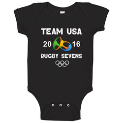 Usa Rugby Sevens Team Rio 2016 Olympic Games Sport Baby One Piece Usa Rugby Sevens Team Rio 2016 Olympic Games Sport Baby One Piece