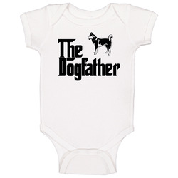 Siberian Husky Custom Dog Breed The Dogfather Baby One Piece Siberian Husky Custom Dog Breed The Dogfather Baby One Piece