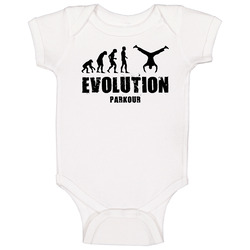 Evolution Parkour Baby One Piece Evolution Parkour Baby One Piece