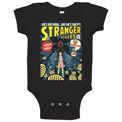Stranger Things Comic Book Eleven Netflix Original Fan Baby One Piece