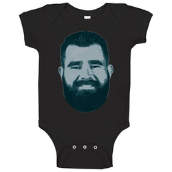 Jason Kelce Big Head Philadelphia Football Player Fan Baby One Piece Jason Kelce Big Head Philadelphia Football Player Fan Baby One Piece