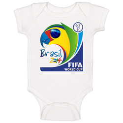 World Cup 2014 Brasil Baby One Piece World Cup 2014 Brasil Baby One Piece