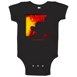 Ratt Round And Round Rock Music Baby One Piece Ratt Round And Round Rock Music Baby One Piece