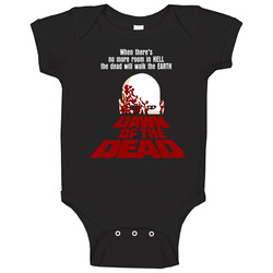 Dawn Of The Dead Romero Zombie Movie Baby One Piece Dawn Of The Dead Romero Zombie Movie Baby One Piece