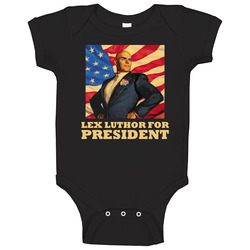 Lex Luthor For President Baby One Piece Lex Luthor For President Baby One Piece