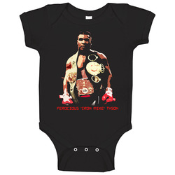 Ferocious Iron Mike Tyson Boxer Sports Baby One Piece Ferocious Iron Mike Tyson Boxer Sports Baby One Piece