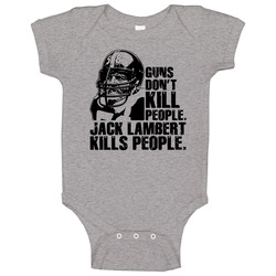 Jack Lambert Hall Of Famer Defense Pittsburgh Football Baby One Piece Jack Lambert Hall Of Famer Defense Pittsburgh Football Baby One Piece