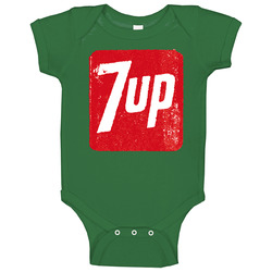 7up Pop Drink Retro Baby One Piece 7up Pop Drink Retro Baby One Piece