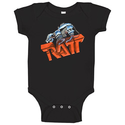 Ratt 80s Metal Baby One Piece Ratt 80s Metal Baby One Piece
