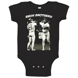 Bash Brothers Canseco Mcguire Baby One Piece Bash Brothers Canseco Mcguire Baby One Piece