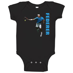 Roger Federer Tennis Baby One Piece