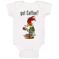 Woody Woodpecker Bad Morning I Hate Mornings Baby One Piece Woody Woodpecker Bad Morning I Hate Mornings Baby One Piece