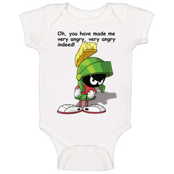 Marvin The Martian Cartoon Funny Baby One Piece Marvin The Martian Cartoon Funny Baby One Piece