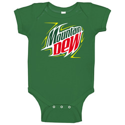 Mountain Dew Logo Soda Baby One Piece Mountain Dew Logo Soda Baby One Piece