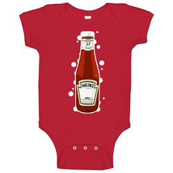Ketchup Heinz Bottle Baby One Piece Ketchup Heinz Bottle Baby One Piece