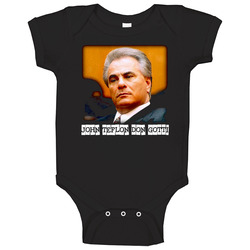 John Gotti Teflon Don Mafia Baby One Piece John Gotti Teflon Don Mafia Baby One Piece