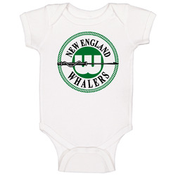 Wha New England Whalers 1972 Hockey Baby One Piece Wha New England Whalers 1972 Hockey Baby One Piece