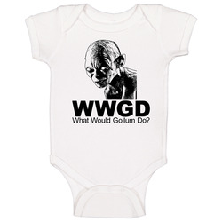 What Would Gollum Do Lord Of The Rings Baby One Piece What Would Gollum Do Lord Of The Rings Baby One Piece