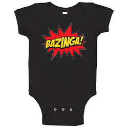 Bazinga Funny Retro Baby One Piece Bazinga Funny Retro Baby One Piece