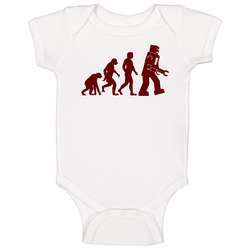 Robot Evolution Funny Baby One Piece Robot Evolution Funny Baby One Piece