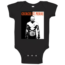 Georges St Pierre Gsp Mma Baby One Piece Georges St Pierre Gsp Mma Baby One Piece