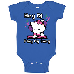 Hello Kitty Hey Dj Play My Song Baby One Piece