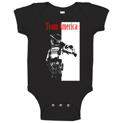 Team America World Police Gangster Baby One Piece Team America World Police Gangster Baby One Piece