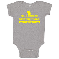 Mr Aaron Rodgers Neighborhood Green Bay Baby One Piece Mr Aaron Rodgers Neighborhood Green Bay Baby One Piece