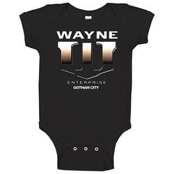 Wayne Industries Batman Baby One Piece Wayne Industries Batman Baby One Piece
