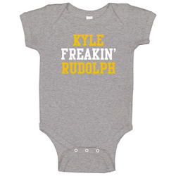 Kyle Freakin' Rudolph Minnesota Football Player Cool Fan Baby One Piece Kyle Freakin' Rudolph Minnesota Football Player Cool Fan Baby One Piece